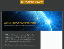 Tablet Screenshot of pcipaymentservices.com